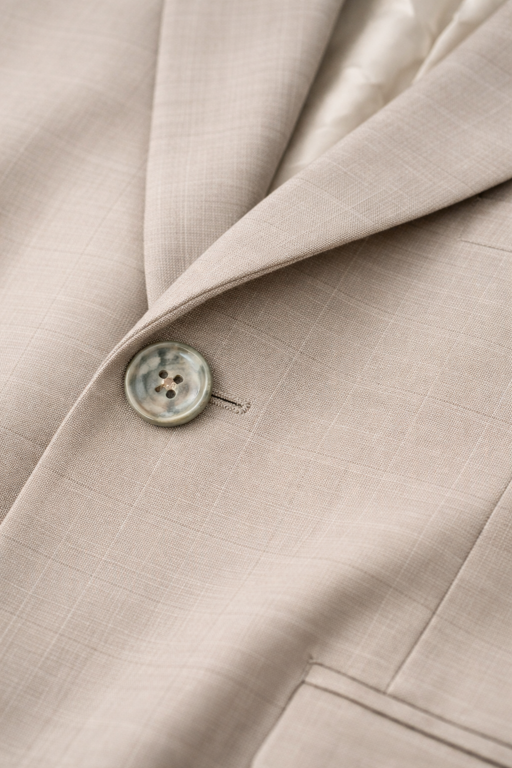 Beige Tailored Blazer