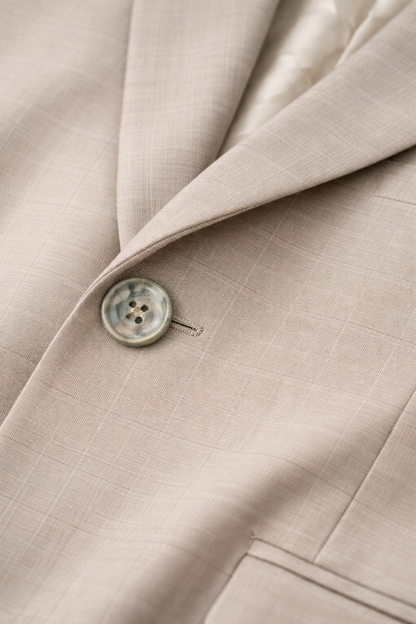 Beige Tailored Blazer
