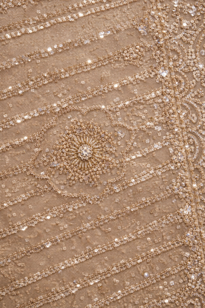 Champagne Gold Saree