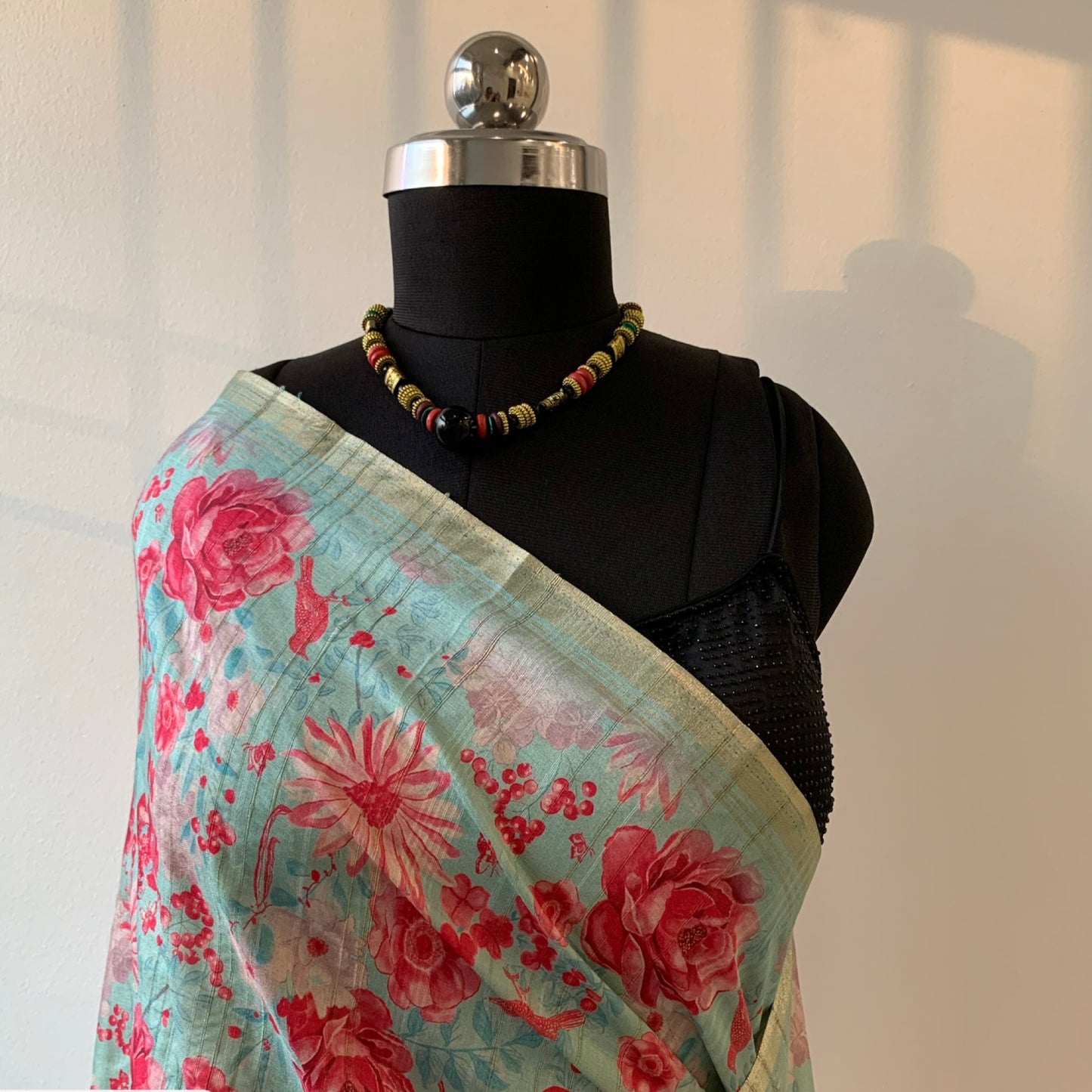 Cotton Silk Floral Print Saree