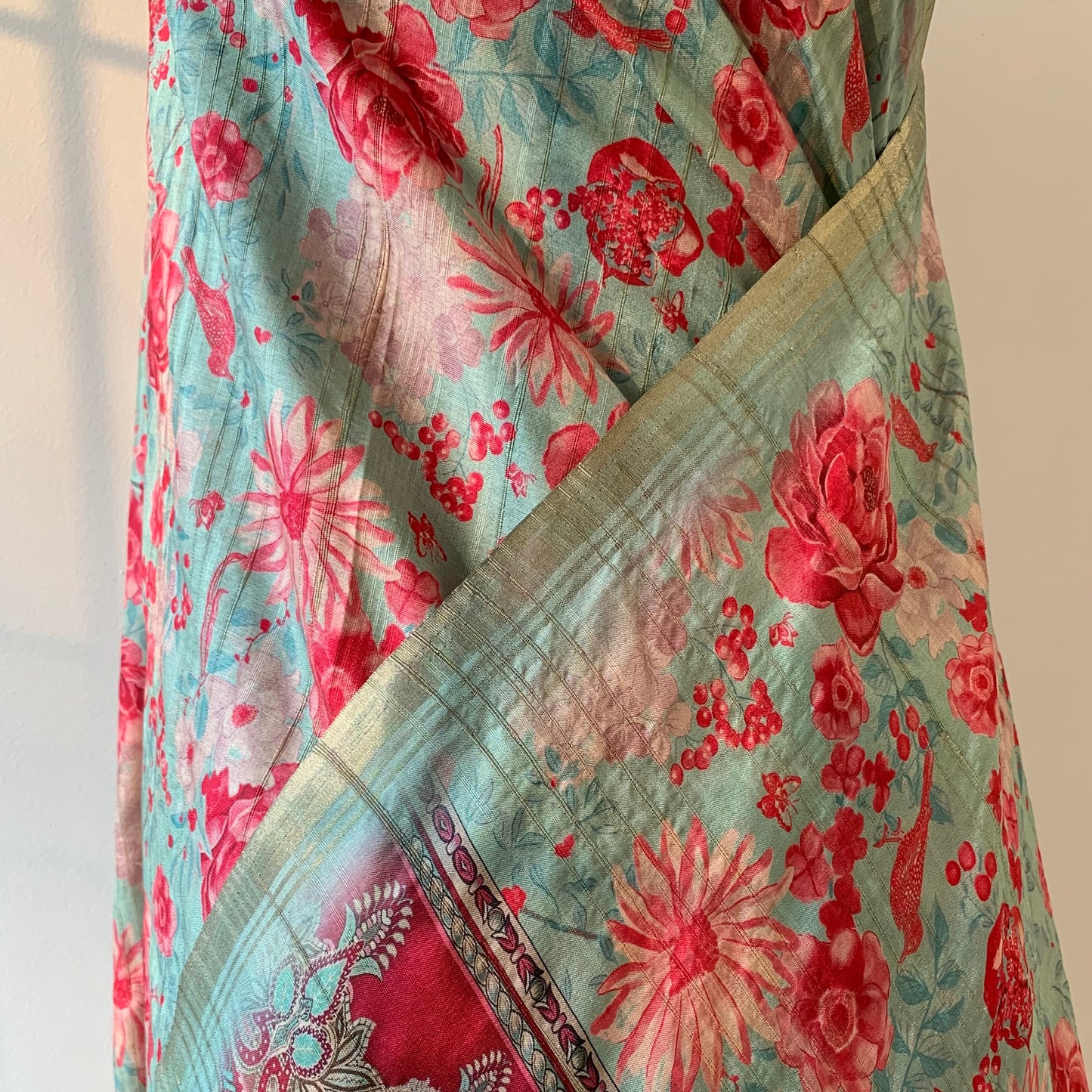 Cotton Silk Floral Print Saree