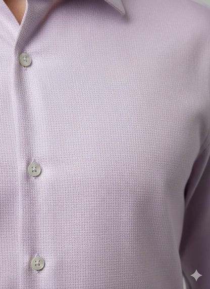 Lilac Formal Cotton Shirt