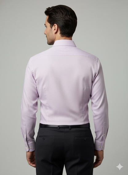 Lilac Formal Cotton Shirt