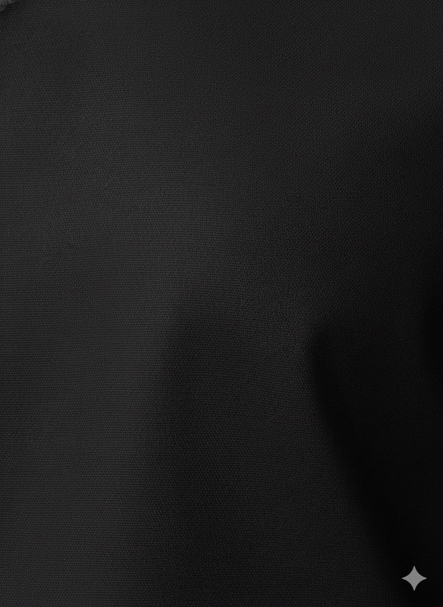 Jet Black Formal Cotton Shirt