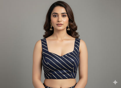 Midnight Gleam Sequin Blouse – Effortless Shine, Modern Edge