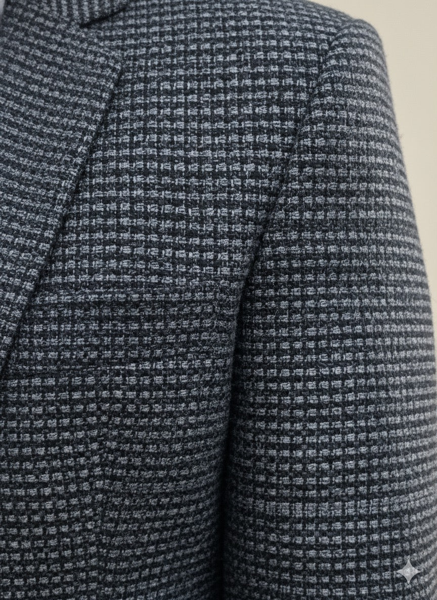 Charcoal Textured Blazer