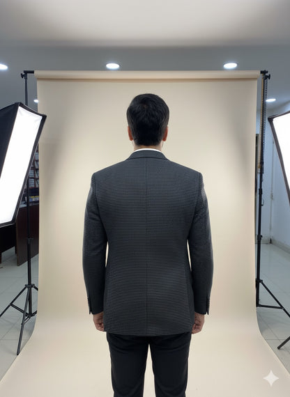 Charcoal Textured Blazer